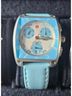 Michele 100% Acetate Animal Print Blue Watch One size - photo 4