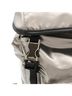 Prada 100% Nylon Metallic PRADA Triangle Backpack/Shoulder Bag, Nylon, Metallic Silver, 1BZ039 One size - photo 7