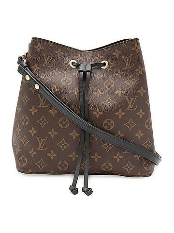Louis Vuitton LOUIS VUITTON Louis Vuitton Monogram Neo Noe Shoulder Bag, Noir Black M44020 (view 1)