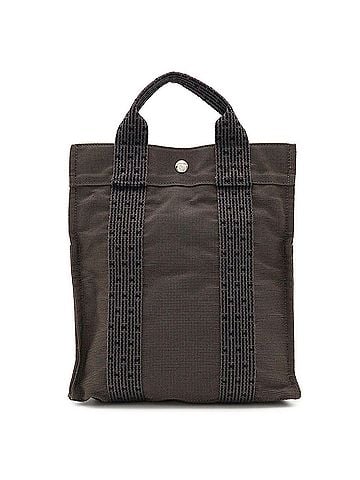 Hermès HERMES Hermes Herline Sac à Dos PM Backpack Shoulder Bag Canvas Gray (view 1)
