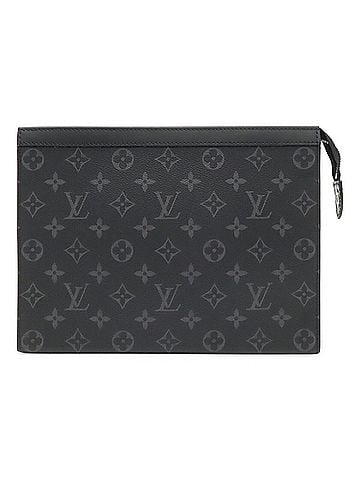 Louis Vuitton LOUIS VUITTON Louis Vuitton Monogram Eclipse Pochette Voyage MM Second Bag Clutch M61692 (view 2)