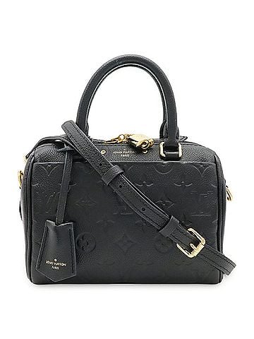 Louis Vuitton LOUIS VUITTON Louis Vuitton Monogram Empreinte Speedy Bandoulière 20 Handbag Shoulder Bag Noir M42397 (view 2)