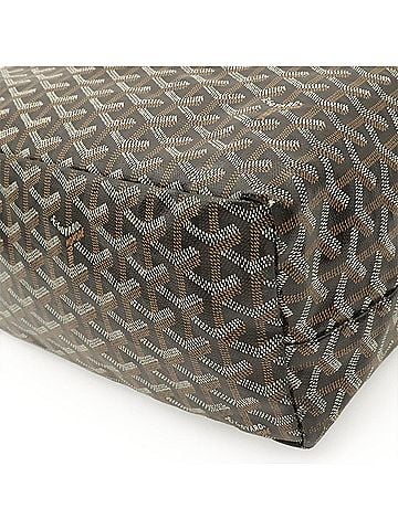 Goyard GOYARD Saint Louis PM Tote Bag/Shoulder Bag, Coated Canvas and Leather, Black/Brown (view 2)