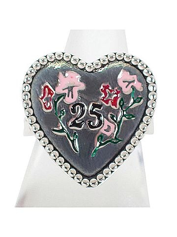 Gucci GUCCI Ag925 BOSCO &amp; ORSO Heart Ring (view 1)