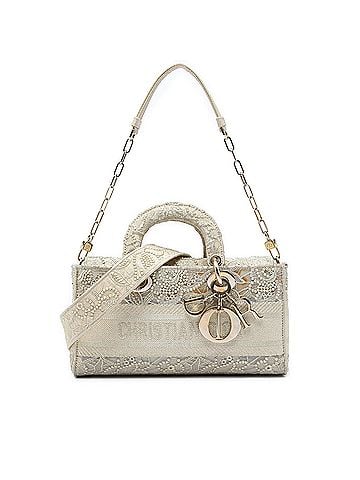 Dior Medium Embroidered Lace 3D Macrame Lady D Joy (view 1)