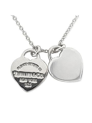 Tiffany & Co. TIFFANY &amp; Co. 925 Return to Tiffany Double Heart Tag Pendant (view 2)