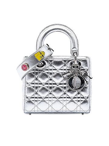 Dior Small Metallic Lambskin Cannage My ABCDior Lady Dior (view 1)