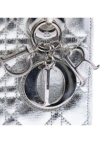 Dior Small Metallic Lambskin Cannage My ABCDior Lady Dior (view 2)