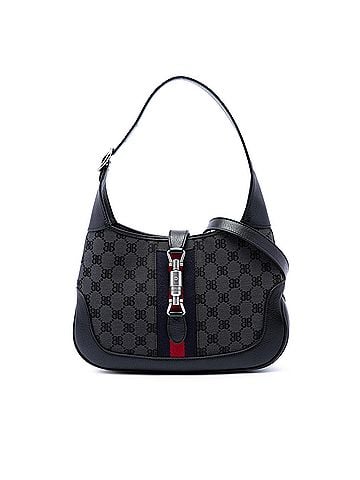 Balenciaga Gucci The Hacker Project Small BB Canvas Web Jackie 1961 Crossbody (view 1)