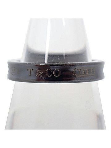 Tiffany & Co. TIFFANY &amp; Co. 925 Titanium Narrow Ring (view 2)