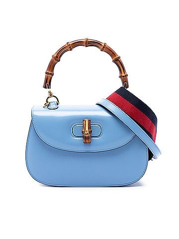 Gucci Small Calfskin Web Bamboo 1947 Top Handle Bag (view 1)