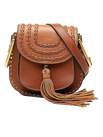 Chloé Small Leather Braided Hudson Crossbody (view 1)