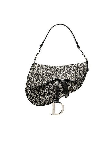 Dior Diorissimo Canvas Saddle Bag (view 1)