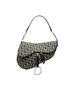 Dior 100% Canvas Gray Diorissimo Canvas Saddle Bag One size - photo 1