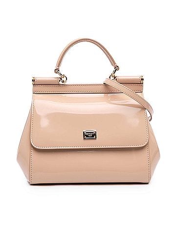 Dolce & Gabbana Small Patent Miss Sicily Satchel (view 1)