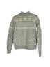 Ralph Lauren Fair Isle Green Gray Pullover Sweater Size S - photo 1