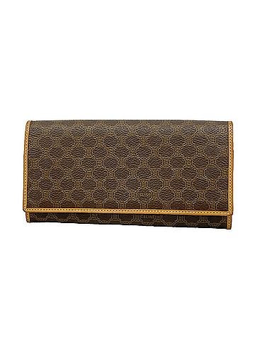 Céline Celine Macadam Brown Long Wallet for Women (view 1)