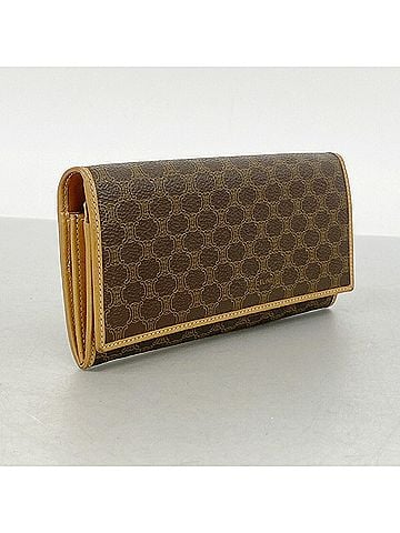 Céline Celine Macadam Brown Long Wallet for Women (view 2)
