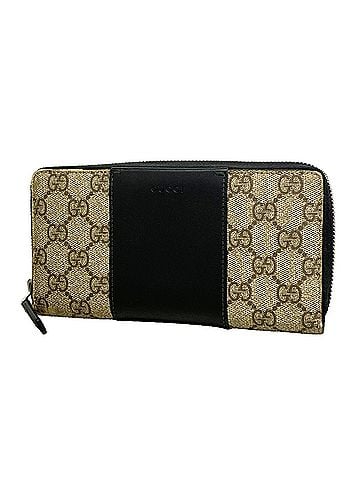 Gucci Gucci GG Supreme Long Wallet 451249 Brown Black Men's (view 1)