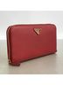 Prada 100% Leather Red Prada long wallet, Saffiano leather, red, women's. One size - photo 2