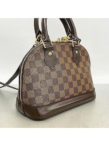 Louis Vuitton Louis Vuitton Damier Alma BB Handbag N41221 Ebene 2-way bag for women (view 2)