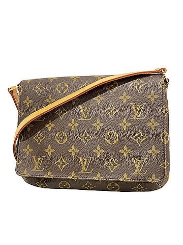 Louis Vuitton Louis Vuitton Monogram Musette Tango Short Strap Shoulder Bag M51257 Brown Women's (view 1)