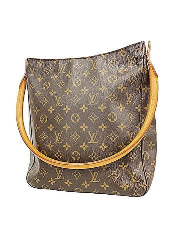 Louis Vuitton Louis Vuitton Monogram Looping GM Shoulder Bag M51145 Brown Women's (view 1)