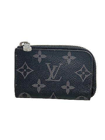 Louis Vuitton Louis Vuitton Wallet/Coin Case Monogram Eclipse Portemonnaie Jour M63536 Black Men's (view 1)
