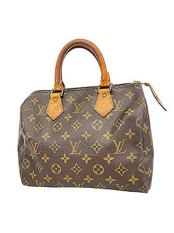 Louis Vuitton Louis Vuitton Monogram Speedy 25 Handbag M41109 Brown Women's OP019509 (view 1)