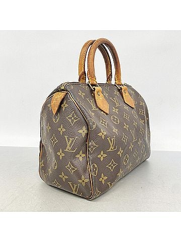 Louis Vuitton Louis Vuitton Monogram Speedy 25 Handbag M41109 Brown Women's OP019509 (view 2)