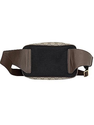 Gucci Gucci Ophidia Body Bag for Men, Sherry Line, 574796, GG Supreme Canvas, Leather, Beige, Brown, Gold Hardware (view 2)