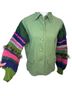 Jones New York Green Pink Jacket Size L - photo 4