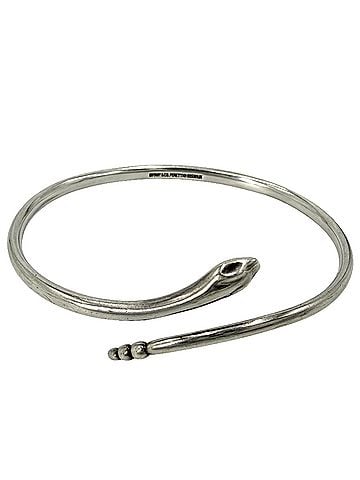 Tiffany & Co. Tiffany &amp; Co. Women's Snake Bangle - Jewelry Bracelet, Sterling Silver 925, Approx. 20.0g (view 1)