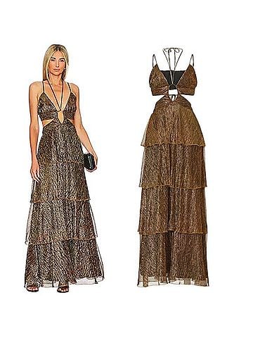 Line & Dot Sonia Gown Casual Dress (view 1)