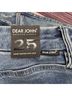 Dear John Solid Blue Jeans Size 25 waist - photo 7