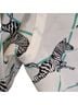 Equipment 100% Silk Zebra Print Black White Long Sleeve Blouse Size XS - photo 12