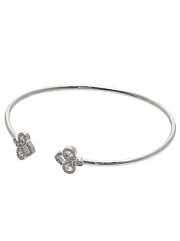 Tiffany & Co. Tiffany &amp; Co. Fleur-de-lis Diamond Bracelet, 18K White Gold, Women's. (view 1)