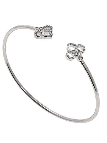 Tiffany & Co. Tiffany &amp; Co. Fleur-de-lis Diamond Bracelet, 18K White Gold, Women's. (view 2)