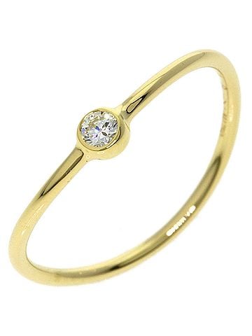Tiffany & Co. Tiffany &amp; Co. Single Wave Diamond Ring, 18K Yellow Gold, Women's. (view 2)