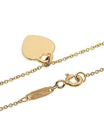 Tiffany & Co. Tiffany &amp; Co. Return to Mini Heart Tag Necklace, 18K Pink Gold, Women's. (view 2)