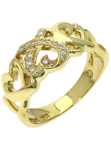 Tiffany & Co. Tiffany &amp; Co. Loving Heart Diamond Ring, 18K Yellow Gold, Women's. (view 2)