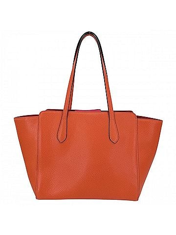 Gucci Gucci Women's Swing Tote Bag, Shoulder GUCCI 354408, Leather, Orange Pink, Gold Hardware (view 2)