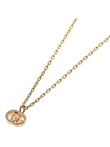 Gucci Gucci Double G Necklace 18K Pink Gold Women's GUCCI (view 1)