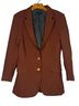 Rag & Bone 98% Wool 2% Elastane 100% Polyester Brown Blazer Size 10 - photo 1