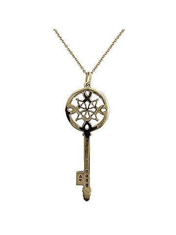 Tiffany & Co. Tiffany &amp; Co. Victoria Key Necklace for Women, 18K Yellow Gold (Au750), Diamond, Approx. 4.5g (view 2)