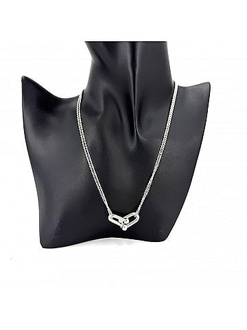 Tiffany & Co. Tiffany &amp; Co. Hardware Double Link Necklace for Men and Women - Jewelry Accessories Sterling Silver 925 Approx. 12.2g (view 2)