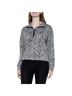 Kyodan Floral Gray White Pullover Sweater Size M - photo 1