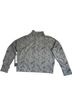 Kyodan Floral Gray White Pullover Sweater Size M - photo 8