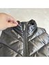 Lands' End 55% Nylon 45% Polyester 100% Polyester 80% Polyester 20% Felt Gray Silver Vest Size S - photo 4