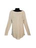 L.L.Bean 100% Cotton Solid White Ivory Pullover Sweater Size M - photo 1